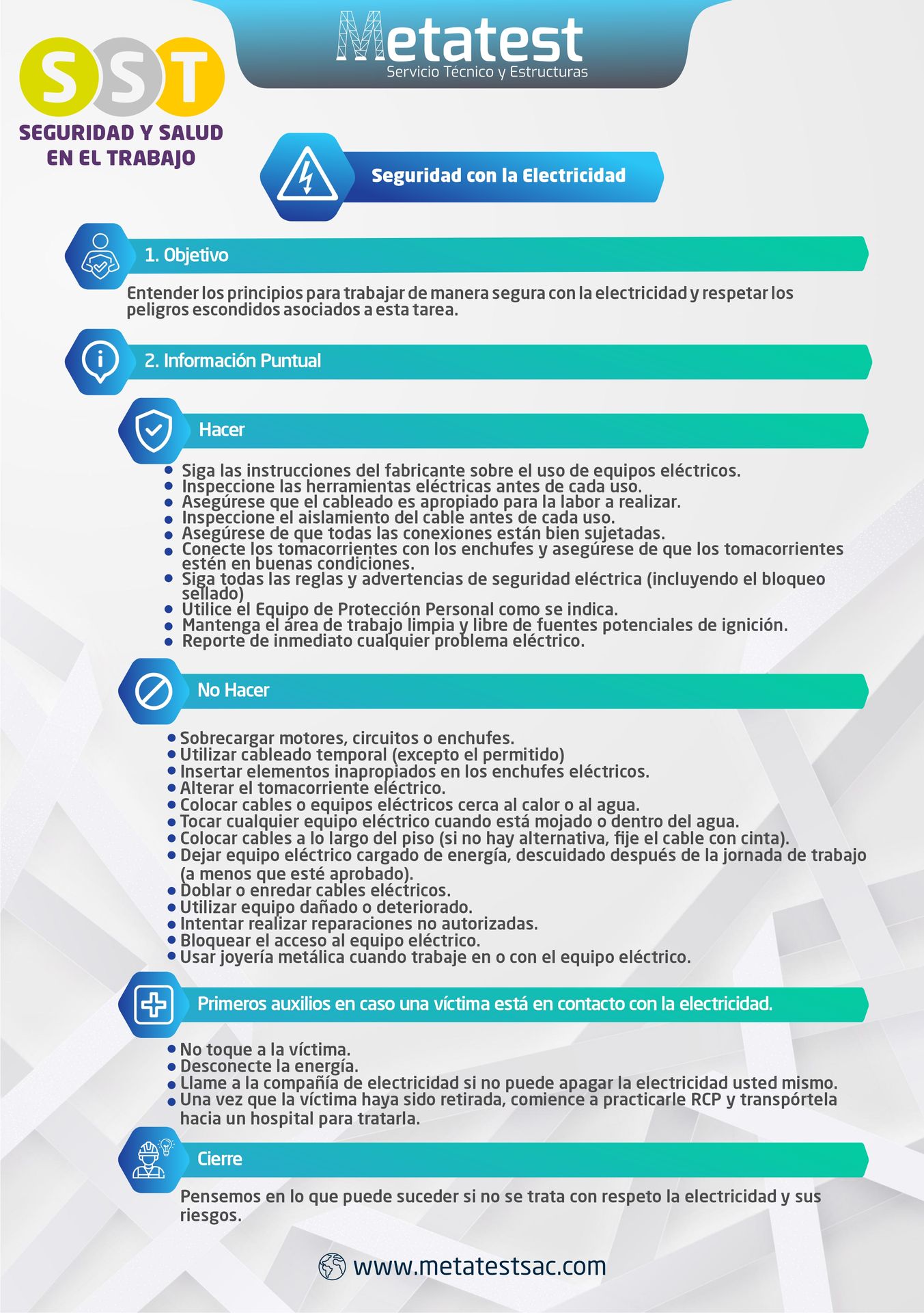 Seguridad-con-la-Electricidad-noticias | Metatest - Servicio Técnico y ...